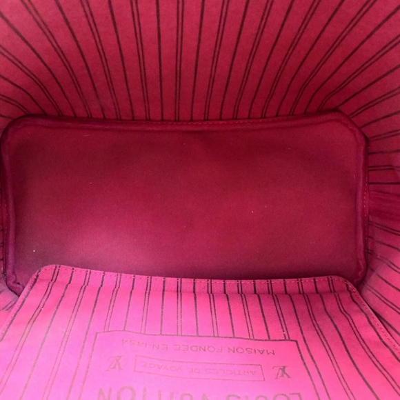 LOUIS VUITTON Neverfull MM Shoulder Tote Bag Monogram Leather authentic - Picture 13 of 16